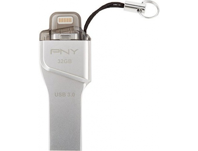 PNY Duo-Link OTG 32GB USB 3.0 Flash Drive