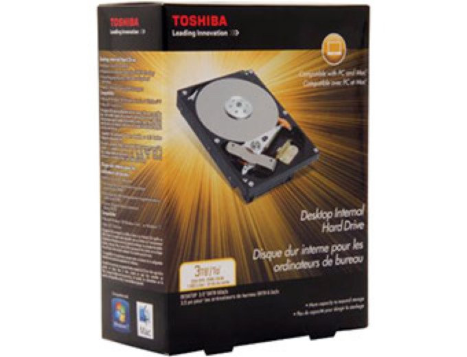 Toshiba 3TB 7200 RPM Internal Hard Drive