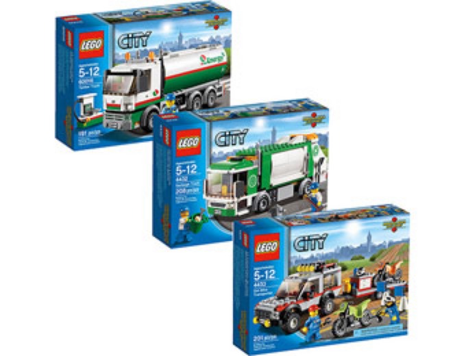 Deal: LEGO City Vehicles - Your Choice 2 for $36