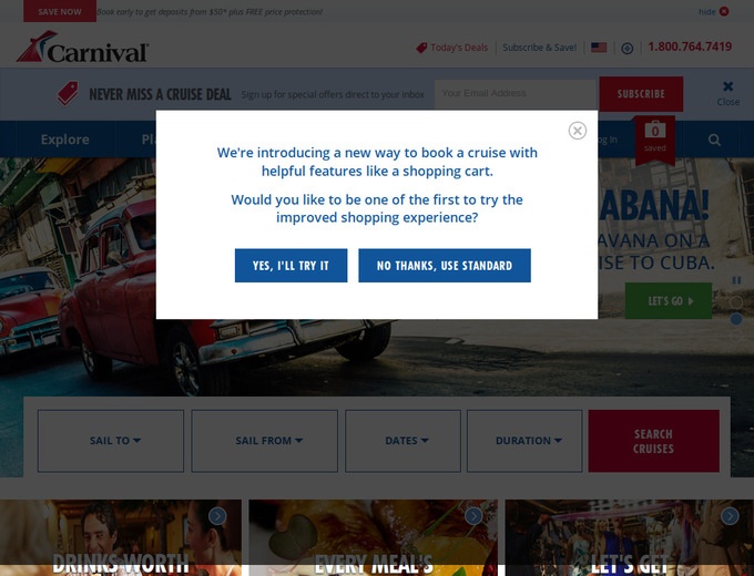 Carnival Cruise Line Coupons & Carnival Cruises Promo Codes