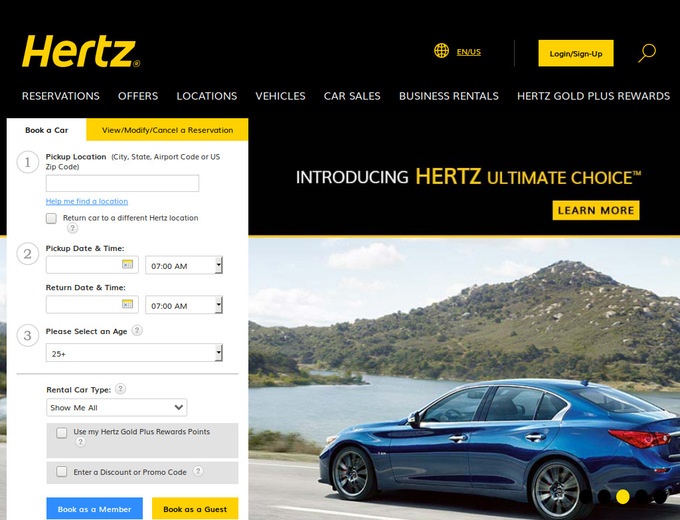 Hertz Rental Car