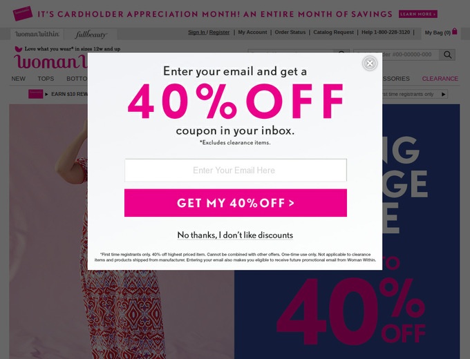 Woman Within Coupons & Promotion Codes